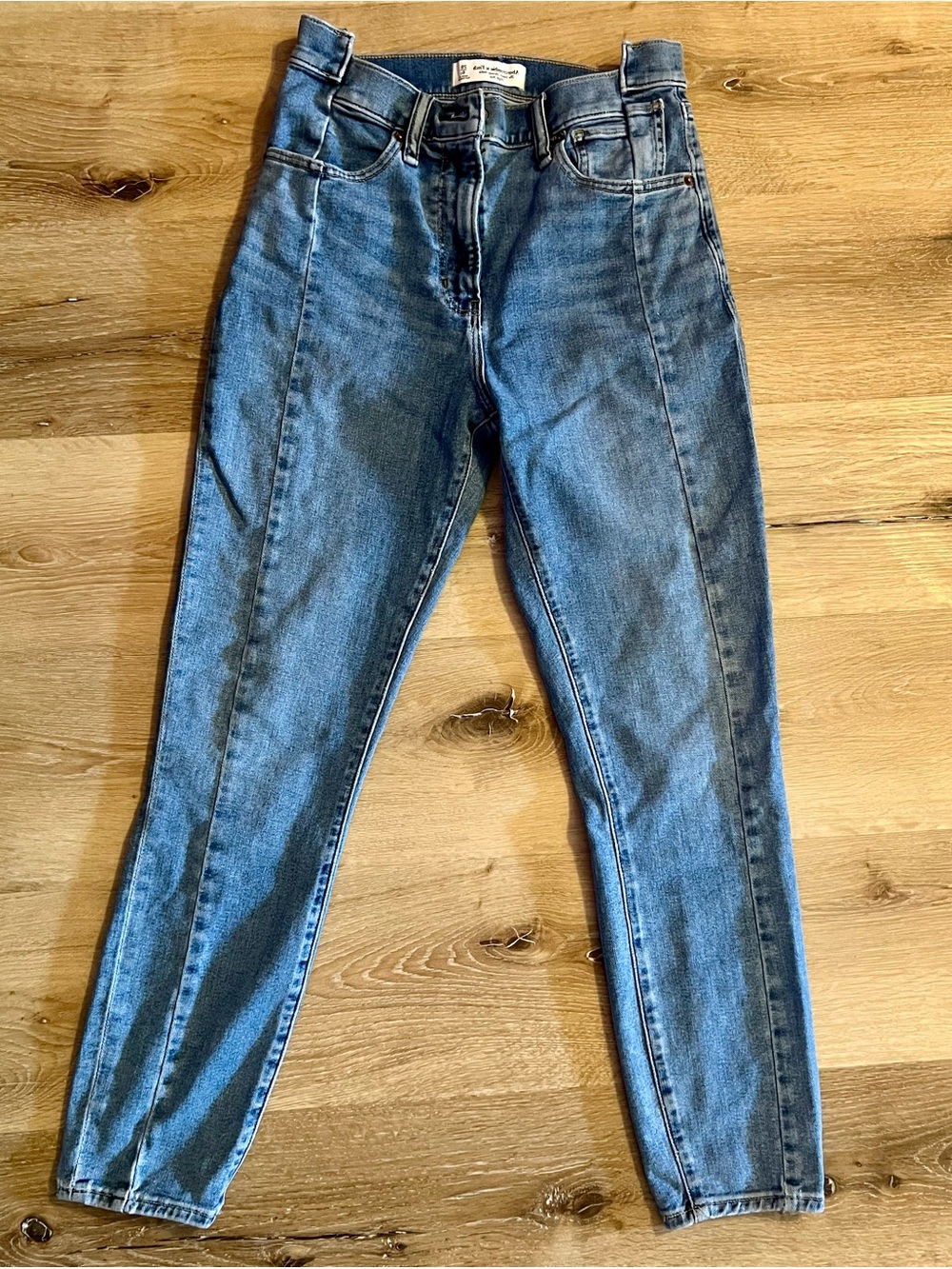 Abercrombie & Fitch Light Blue Stretchy Skinny Jeans